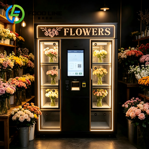 Distributeur automatique de fleurs vendant de grands bouquets pour les fleuristes, libérant votre personnel et vous faisant économiser des salaires, acceptant les billets et les cartes de crédit - Product Image 4