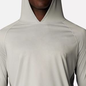 Sudadera con capucha de pesca de poliéster ligero con logotipo personalizado OEM para hombre y mujer, ropa de protección solar de secado rápido para deportes al aire libre, manga larga - Product Image 4