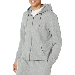 Nueva Sudadera con Cremallera para Hombre, a la Moda, con Cremallera, Color Sólido, Talla y Logotipo Personalizables, Transpirable - Product Image 1