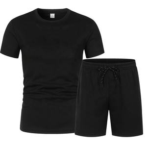 Ensembles de sport décontractés 2023, taille plus, ensemble de fitness pour hommes, ensemble de course à pied unisexe, séchage rapide, été - Product Image 1
