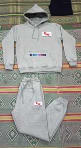 2026 New Design Custom Cotton <b>Tech</b> Fleece Men Tracksuit Custom Logo 2pcs Men <b>Jacket</b> and Pant Sport Suit - Product Image 3