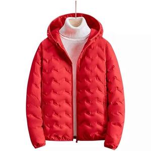 Factory Wholesale Customized Fashionable Casual Hooded Warm Solid Color <b>Men's</b> Down <b>Jacket</b> for Winter Outdoor Coat - Product Image 3