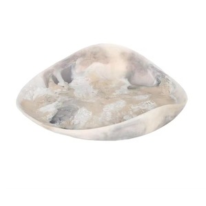 Tazón para Servir de Resina Pulida Hecho a Mano, Apto para Alimentos, con Patrones de Remolino Acuático, Ecológico - Product Image 6