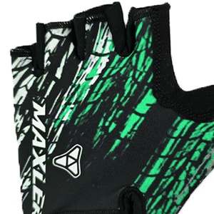 Guantes de Ciclismo de verano transpirables de medio dedo antideslizantes impermeables protección UV poliéster Unisex deportes Fitness - Product Image 4