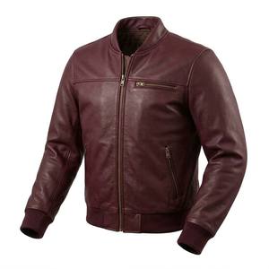 Chaqueta Retro Resistente para Hombre, Chaquetas de Motociclista, Abrigo de Cuero Vintage, Estilo Cafe Racer, Venta al por Mayor en EE. UU. - Product Image 3