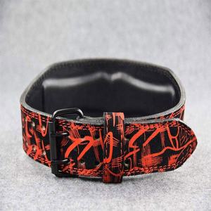 Venta al por mayor 3D impreso cinturón de cuero levantamiento de pesas cuero personalizado Anime 7mm Powerlifting cintura soporte gimnasio cinturón con hebilla de acero - Product Image 4