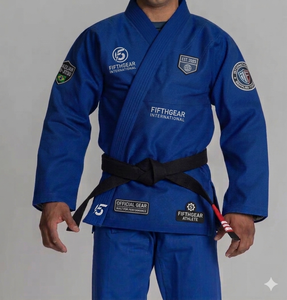 Robuste BJJ Gi uniforme hiver entraînement épais perle armure Durable coton renforcé collier Triple Arts martiaux Jiu Jitsu - Product Image 3