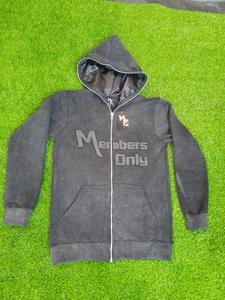 เสื้อฮู้ดดี้ผู้ชายคุณภาพสูงทรงโอเวอร์ไซส์แบบซิป  ผ้าโพลีเอสเตอร์ผสมฝ้ายออร์แกนิค สวมใส่สบาย สไตล์สตรีทแวร์ - Product Image 5