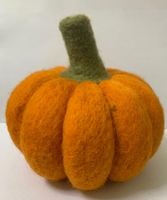 Décoration d'intérieur artisanale en feutre de laine écologique en forme de citrouille pour la récolte d'automne, Thanksgiving, Halloween, accent de table, OEM, vente en gros, export
