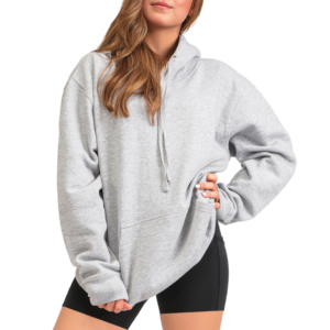 Hoodies confortables en mélange de coton pour femmes, hoodies unisexes courts, imprimés numériquement, pull-overs délavés - Product Image 6