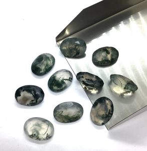 Ágata Musgosa Natural, Corte Ovalado Facetado, Gema Suelta para Diseñadores de Joyas, Engaste de Anillos, Fabricación de Colgantes, Venta al Por Mayor - Product Image 4