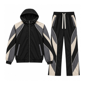 Ensemble coupe-vent à faible MOQ avec prix de gros, veste coupe-vent pour homme avec personnalisation du logo - Product Image 2