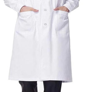 En gros TRENDS CLASSIQUES Blouse de laboratoire médicale à bords en tissu, uniforme hospitalier, en coton, polyester et toile, respirante, détection des aiguilles - Product Image 5