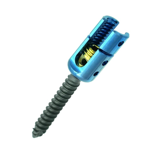 Tornillo Pedicular de Aleación de Titanio a Precio de Fábrica, Tornillo de Reducción Monoaxial y Poliaxial para Cirugía Lumbar Espinal - Product Image 4