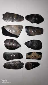 Natural Hand Carved Horn Toggle <b>Buttons</b> Polished Horn Sewing <b>Buttons</b> for Coats Jackets Knitwear Apparel Crafts - Product Image 3