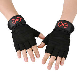 อุปกรณ์ฟิตเนส ที่จับมือหนังแท้ อุปกรณ์ออกกำลังกาย ที่จับบาร์เบลสำหรับดึงข้อ - Product Image 3