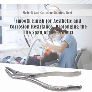 Forceps d'extraction dentaire universels inférieurs en acier inoxydable de qualité supérieure, pinces d'extraction dentaire, instruments de chirurgie buccale - Product Image 2