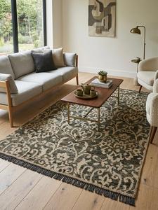 Alfombra de Yute Anudada a Mano, Calidad 4/20, Alfombra de Fibra Natural Hecha a Mano, Ecológica, Estilo Boho, para Sala de Estar o Dormitorio - Product Image 2