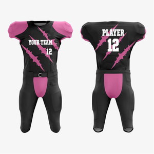 Uniforme de Fútbol Americano Deportivo de Alta Venta, Ligero, Personalizado, Cómodo, Duradero, Sublimado, Unisex, Equipamiento de Fútbol Americano - Product Image 4