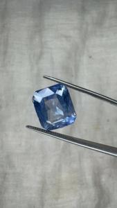 Venta al por Mayor de Zafiro Azul Natural de Sri Lanka, Ceilán, Corte Octogonal, 9.60 Ct, Gema Suelta Sin Calentar, Calidad Joyería Fina - Product Image 3