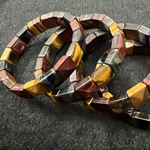 Pulsera de Ojo de Tigre Natural Multicolor, Calidad 3A, Pulsera de Piedras Preciosas Curativas, Joyería de Meditación Reiki, Venta al por Mayor - Product Image 1