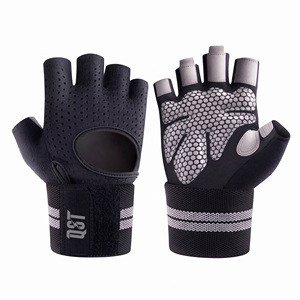 Gants de fitness ajustables de qualité pour adultes, respirants, rembourrés, sans doigts, pour la musculation et l'entraînement, parfaits pour l'haltérophilie - Product Image 3
