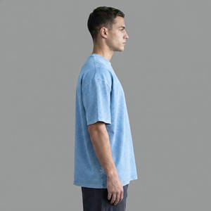 เสื้อเชิ้ตผ้าฝ้ายทรงหลวมทันสมัย เนื้อผ้านุ่มระบายอากาศได้ดี ทรงโอเวอร์ไซส์ สไตล์ลำลอง เสื้อยืดโอเวอร์ไซส์ผู้ชาย เสื้อยืดโอเวอร์ไซส์ผู้ชาย - Product Image 3
