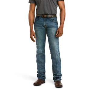 Jeans Vaqueros de Mezclilla para Hombre al por Mayor, Estilo Western Clásico, Corte Recto, Corte Bootcut, Cómodos, Duraderos, Pantalones Casuales de Trabajo - Product Image 1