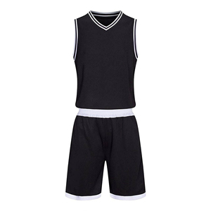 Ensemble d'uniformes de basketball AAU, maillots et shorts d'équipe personnalisés, fournisseur de commandes en gros, production rapide aux États-Unis - Product Image 1