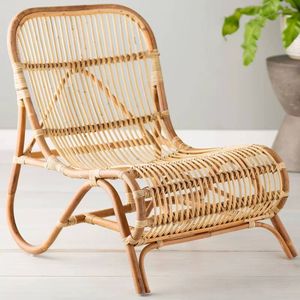 Chaise élégante en rotin, siège d'appoint en osier naturel pour salon, café, complexe hôtelier, mobilier écologique, vente en gros, sur mesure - Product Image 1