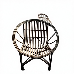 Modern Foldable Minimalist Waterproof Lightweight Rattan <b>Wicker</b> Comfortable 1 Seater <b>Chair</b> <b>Outdoor</b> Furniture for Hotel Dining - Product Image 5