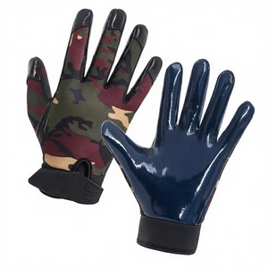 Professional <b>Sticky</b> Palm Lightweight American Football Gloves Custom Logo Color Comfortable Enhanced Performance - Product Image 6