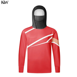 Custom <b>Camo</b> Hooded UPF 50 UV Protection Men's Outdoor Quick Drying Moisture Wicking Fishing <b>Jacket</b> Face Mask Hood Front S-3XL - Product Image 3