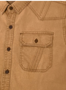 Chemises en jean en coton à manches longues de qualité supérieure, chemises en jean décontractées pour hommes - Product Image 4