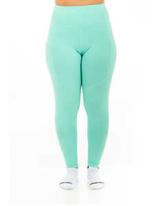 Leggings Cálidos de Cintura Alta para Mujer, Forrados de Felpa, de Spandex/Nailon, con Bolsillo, para Otoño, Invierno, Yoga y Entrenamiento - Product Image 4