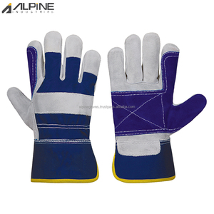 Gants de travail industriels en cuir de chèvre grainé de haute qualité, gants de rigueur canadiens élégants, pour le jardinage, le transport, anti-impact - Product Image 3