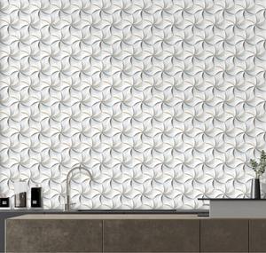 Carreaux muraux en porcelaine effet pierre naturelle design moderne 600x1200, design 3D, finition polie et émaillée, aspect marbre, pour hall, villa, école - Product Image 3