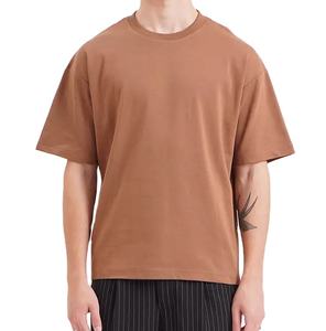 เสื้อยืดพอดีตัวสำหรับผู้ชาย2025ใหม่ไหล่ตกขนาดพลัสพิมพ์ลายออกแบบได้ตามที่ต้องการ - Product Image 1