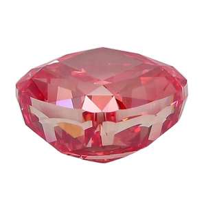 Cojín de diamante cultivado en laboratorio de color rosa, gema suave de tono pastel, corte cuadrado redondeado, piedra elegante para la elaboración de joyería fina. - Product Image 5