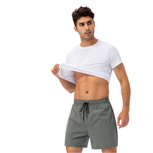 Camiseta Deportiva de Verano para Hombre, Talla Adulto, Lisa, de Manga Corta, Secado Rápido, Cuello Redondo, Informal - Product Image 1