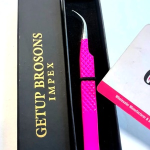 แหนบดัดขนตาสแตนเลส GETUP BROSONS ปลายโค้งมน เครื่องมือความแม่นยำสูง สำหรับต่อขนตา บรรจุกล่อง - Product Image 5