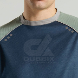 Nouvel ensemble de t-shirts décontractés et sportifs pour hommes, tricotés, respirants, à manches courtes, coupe oversize, avec logo uni sur le devant, collection été 2026, marque tendance - Product Image 4