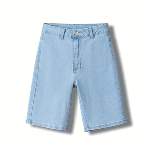 Women <b>Stretch</b> <b>Denim</b> Shorts Comfortable Casual Summer Bottoms Slim Fit Lightweight Outdoor Fashion Wear - Product Image 1