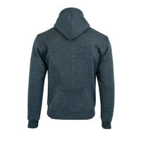 Custom Heavyweight 350g Gekorte Full Zip Hoodie Heren Streetwear 100% Katoenen Fleece Sweatshirt Regular Fit Zacht Warm Modieus