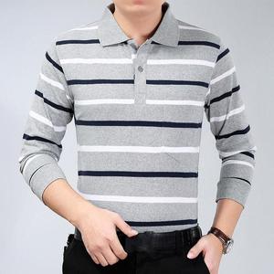 Camisa Formal de Negocios para Hombre, de Secado Rápido, Verano, 6A266-01-08, a Rayas, 100% Algodón, con Bolsillo, Manga Larga - Product Image 3