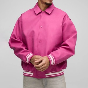Custom <b>Men's</b> Varsity <b>Jacket</b> <b>Baseball</b> Letterman <b>Jacket</b> Wool Blend Leather Sleeve Team Uniform OEM ODM Wholesale Production - Product Image 6