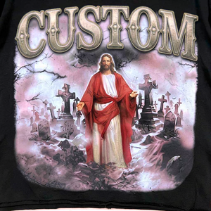 Camiseta extragrande Glory Custom con estampado DTG, 100% algodón jersey, estilo moderno y a la moda, con hombros caídos y manga corta, unisex. - Product Image 3