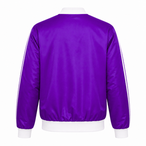 Chaqueta cortavientos personalizada del Consejo NCNW con logo bordado en azul y blanco, estilo casual para mujer con forro de poliéster. - Product Image 3