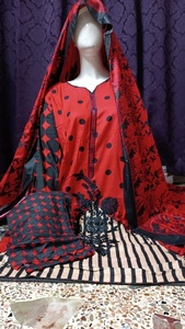 Colección de verano 2022, traje de césped bordado paquistaní indio de lino alto, vestido elegante de moda étnico Salwar Kameez - Product Image 3