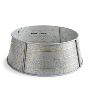 High Selling Quality Amazing Look Christmas <b>Tree</b> Collar for Christmas Decoration Galvanized Metal Christmas <b>Tree</b> Collar - Product Image 4